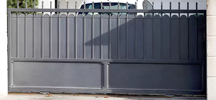 Metal Driveway Gate Installation Walker